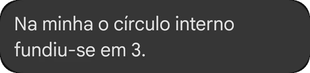 Na minha o círculo interno fundiu-se em 3.