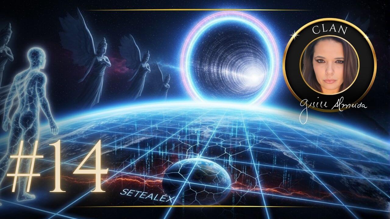 Sessão #14 — Setealém, o túnel de luz no desencarne, roda de samsara e seres devas