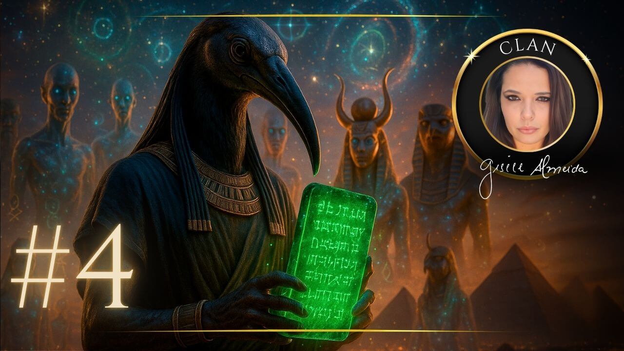 Sessão #4 — Thot, Tábua de Esmeralda, Planalto de Gizé e panteão de seres