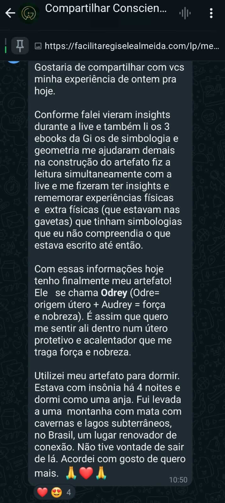 Depoimento — Gisele Almeida