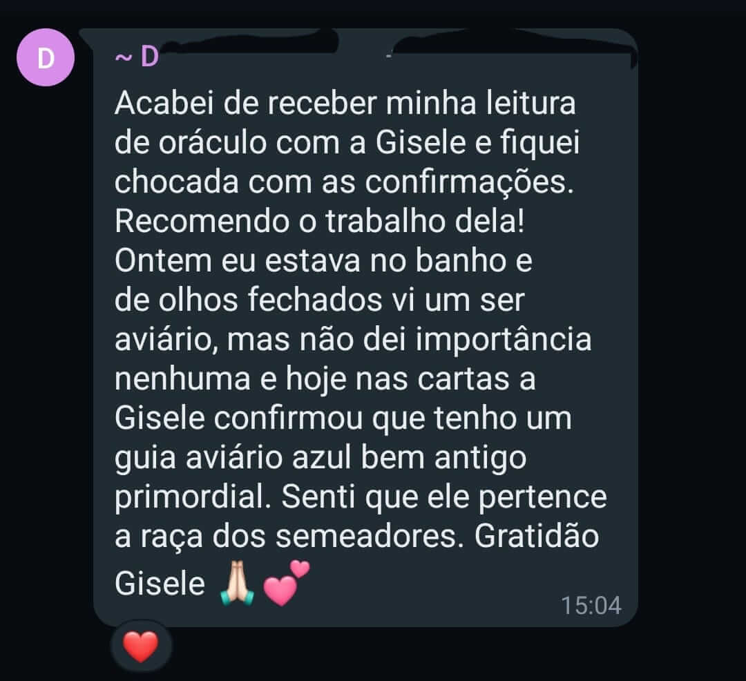 Depoimento — Gisele Almeida