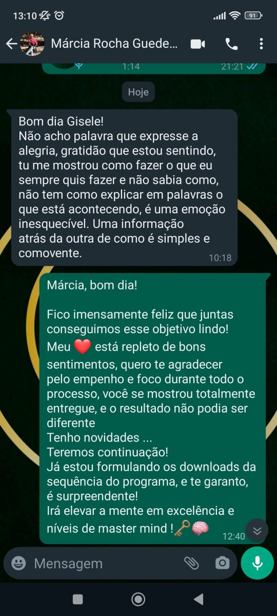 Depoimento — Gisele Almeida
