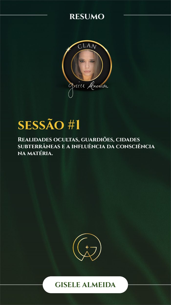 Capa — Sessão #1 — Realidades ocultas e cidades subterrâneas