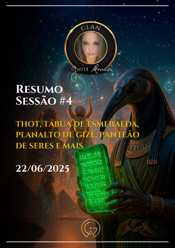 Capa — Sessão #4 — Thot, Tábua de Esmeralda e o Panteão de Seres
