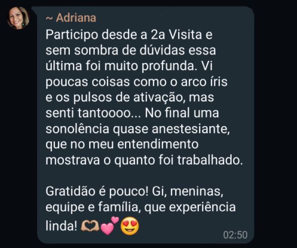 Feedback de participante da Visita Base Siriana