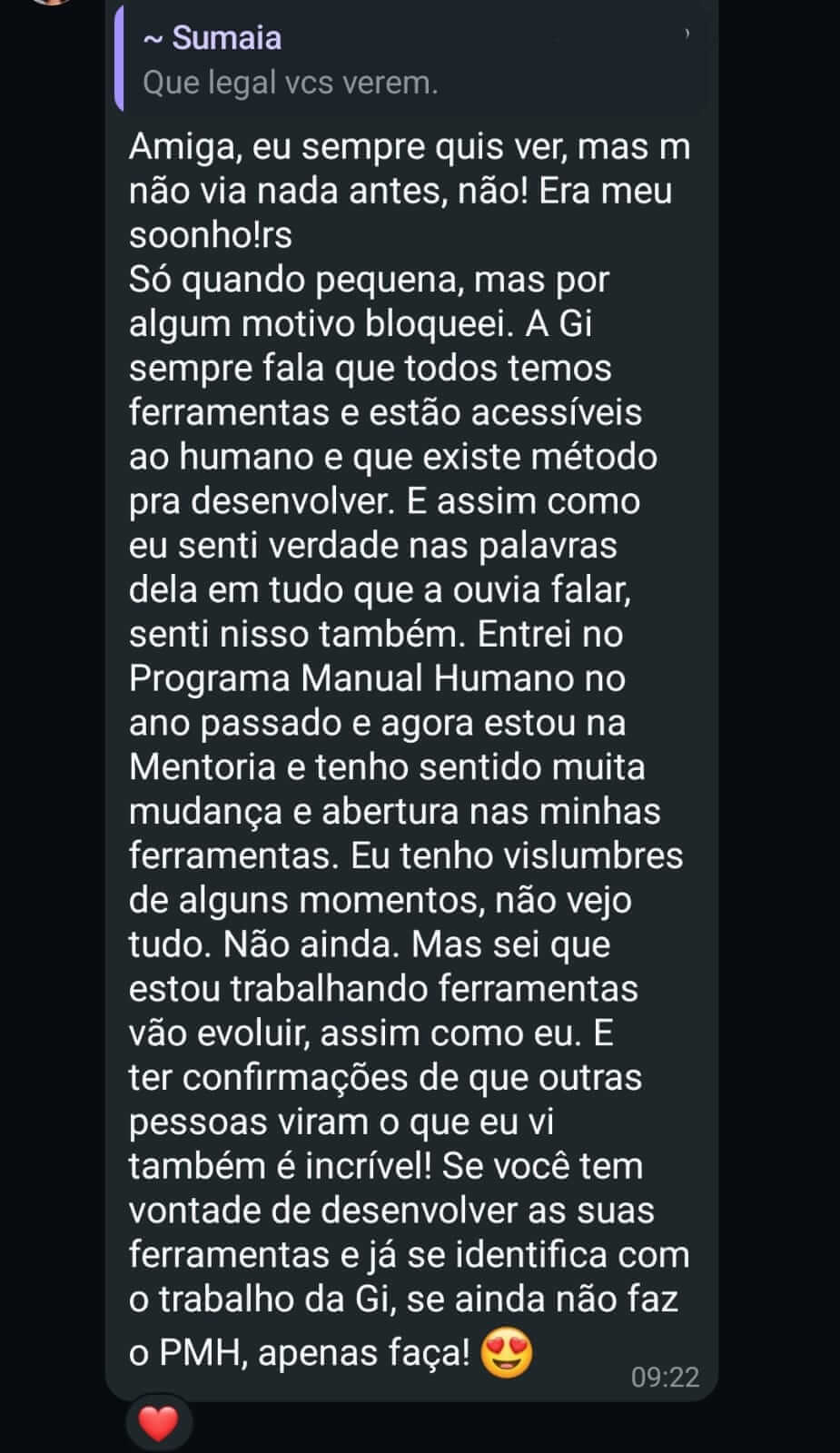 Feedback de participante da Visita Base Siriana