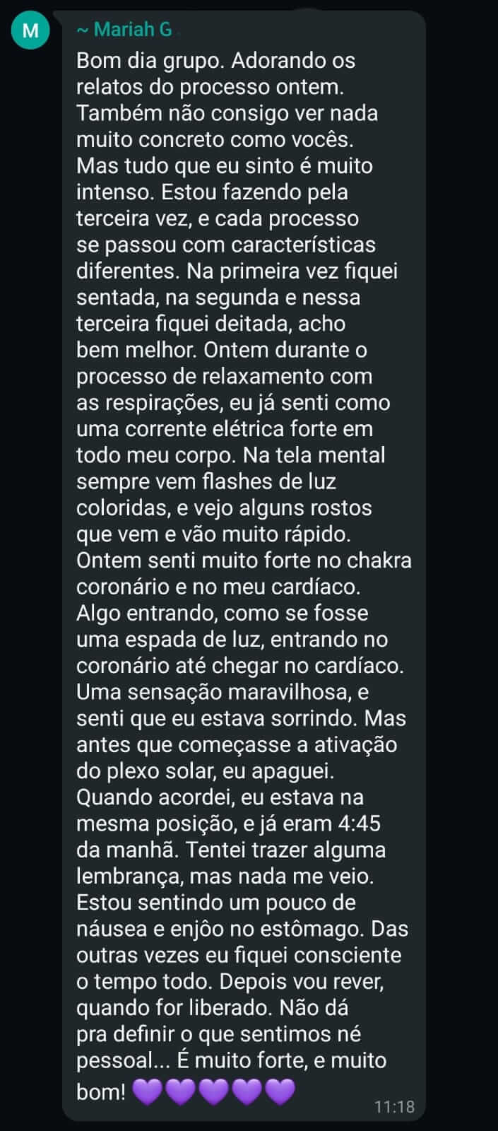 Feedback de participante da Visita Base Siriana