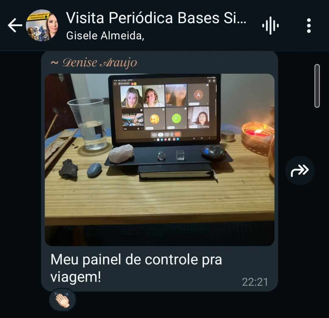 Feedback de participante da Visita Base Siriana